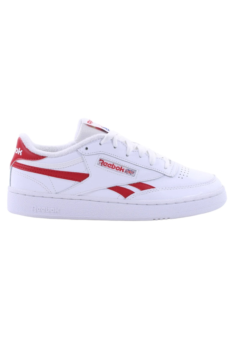 Pantofi sport Club C Revenge - piele naturala - alb/rosu