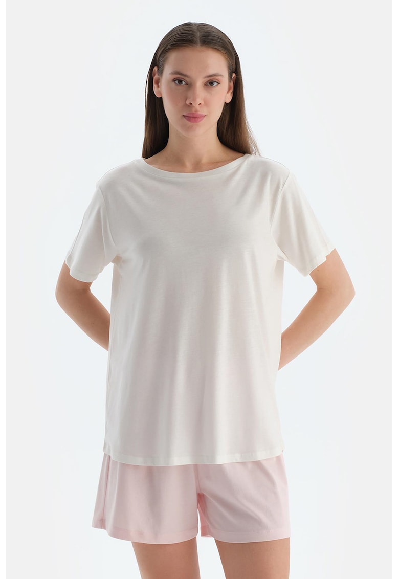 Tricou lejer din amestec de modal