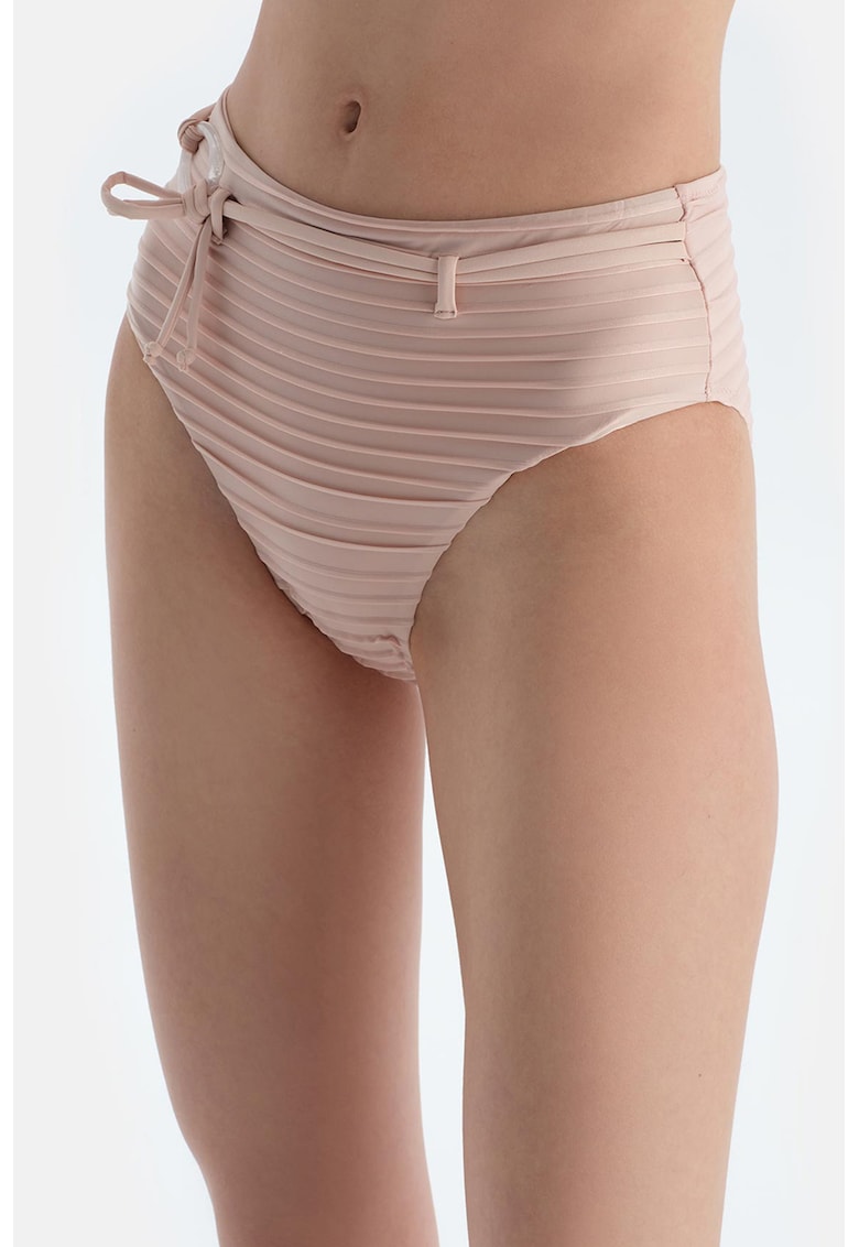 Slip texturat cu talie inalta