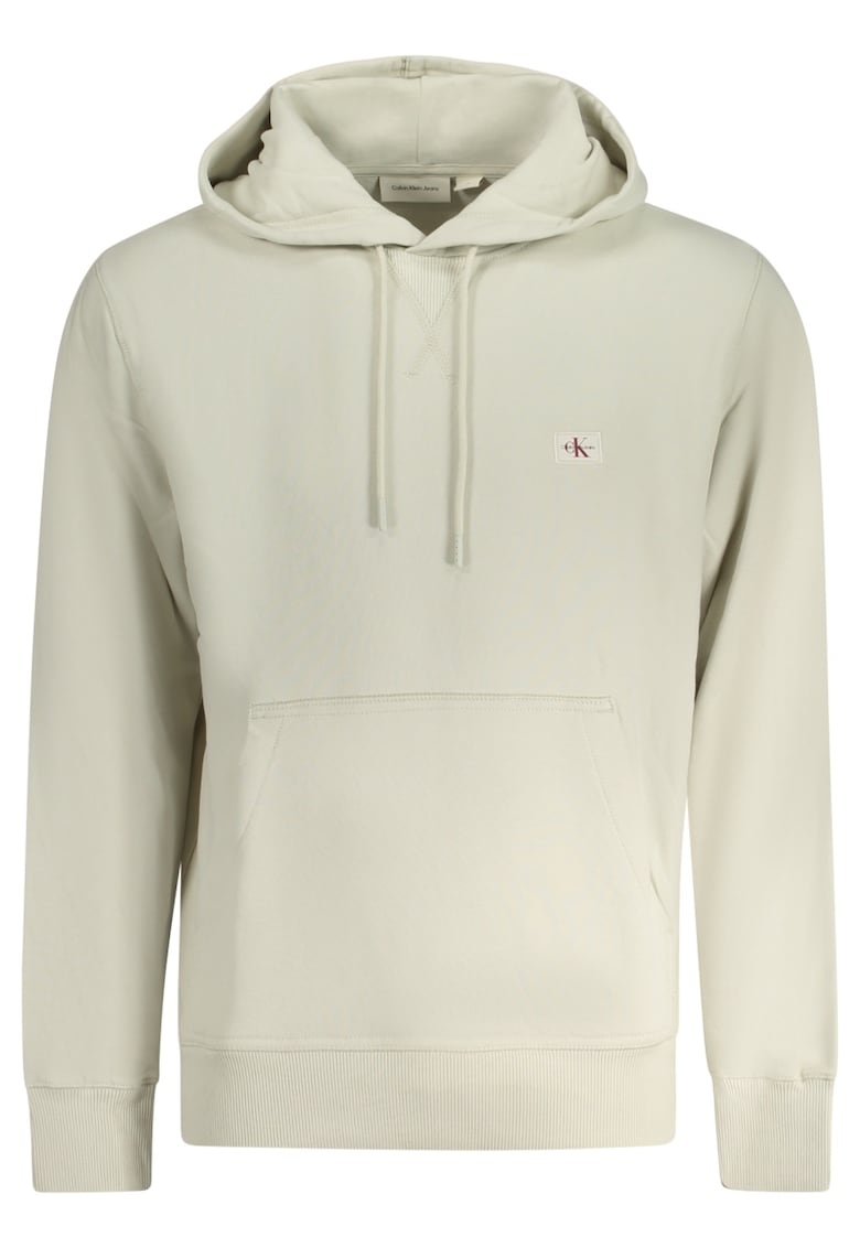 JEANS - Hanorac din bumbac cu aplicatie logo - Crem