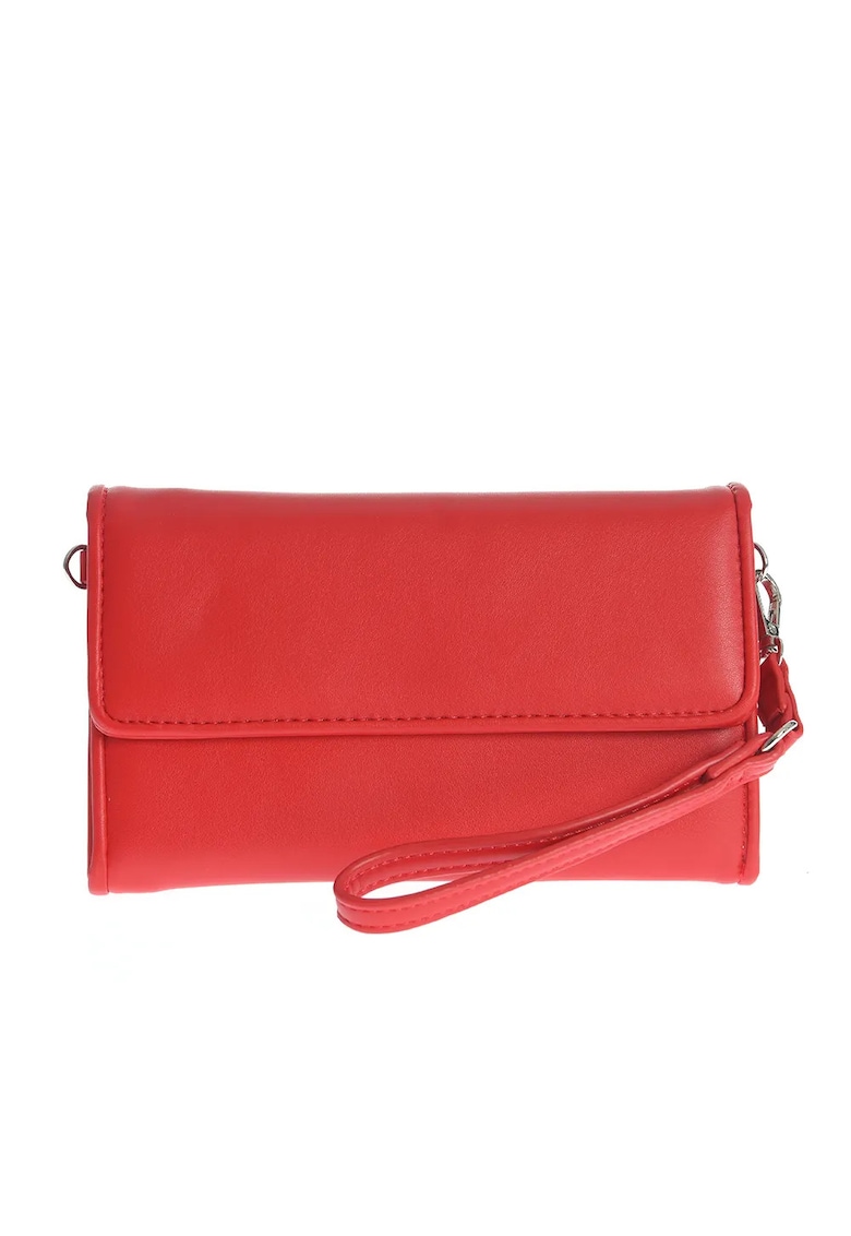 Portofel rosu cu bareta detasabila