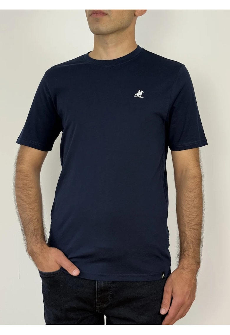 U.S. Grand POLO Tricou barbati cu logo brodat - Regular fit - din bumbac