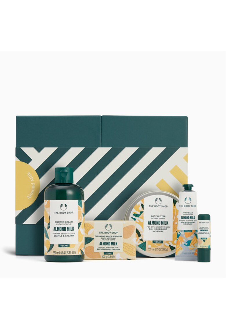 Set Cadou Almond Milk - Hidratare intensa - 5 produse - Multicolor