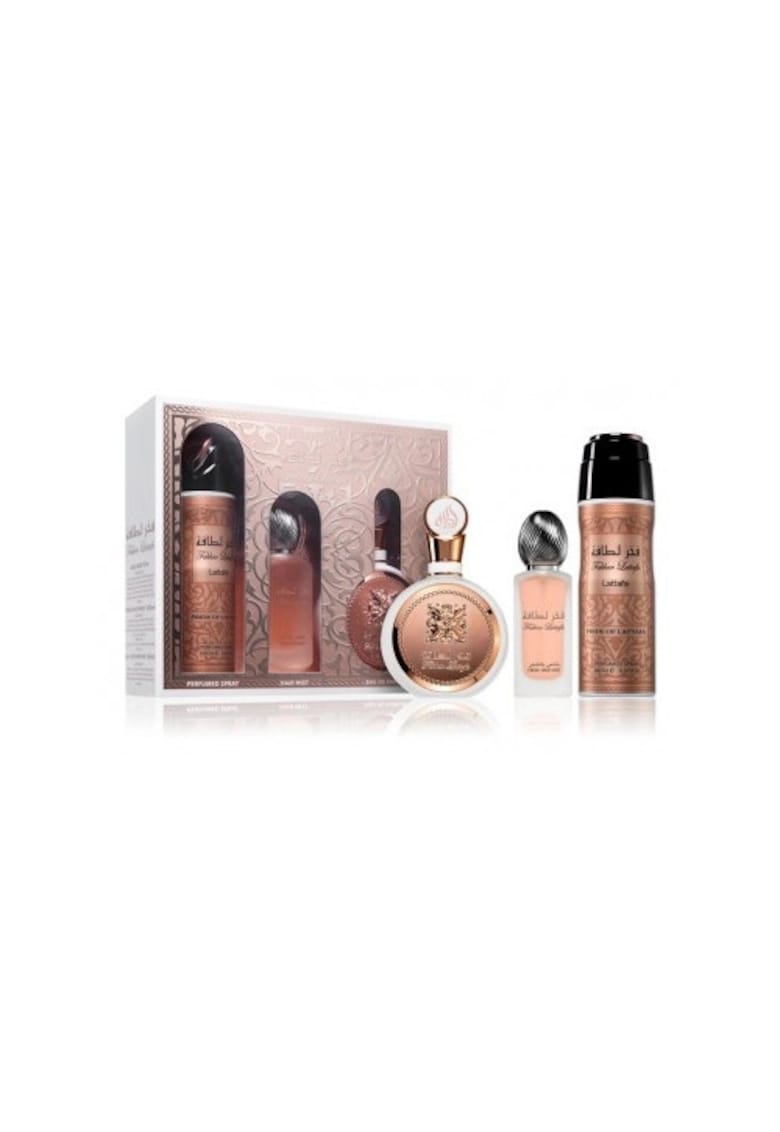 Set cadou parfumuri Fakhar Femme 3PCS - flori de portocal - tuberoza - 100 ml