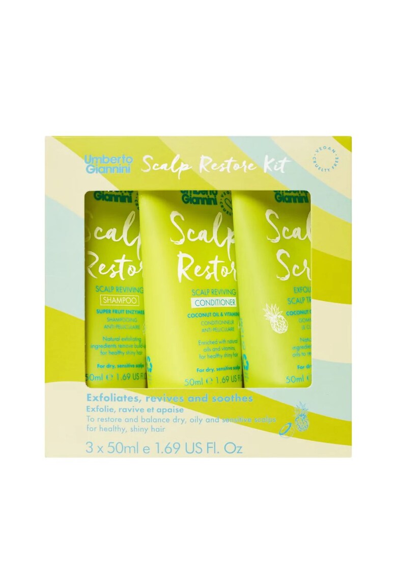 Set anti-matreata - travel size - Scalp Restore Kit - 3 x 50 ml