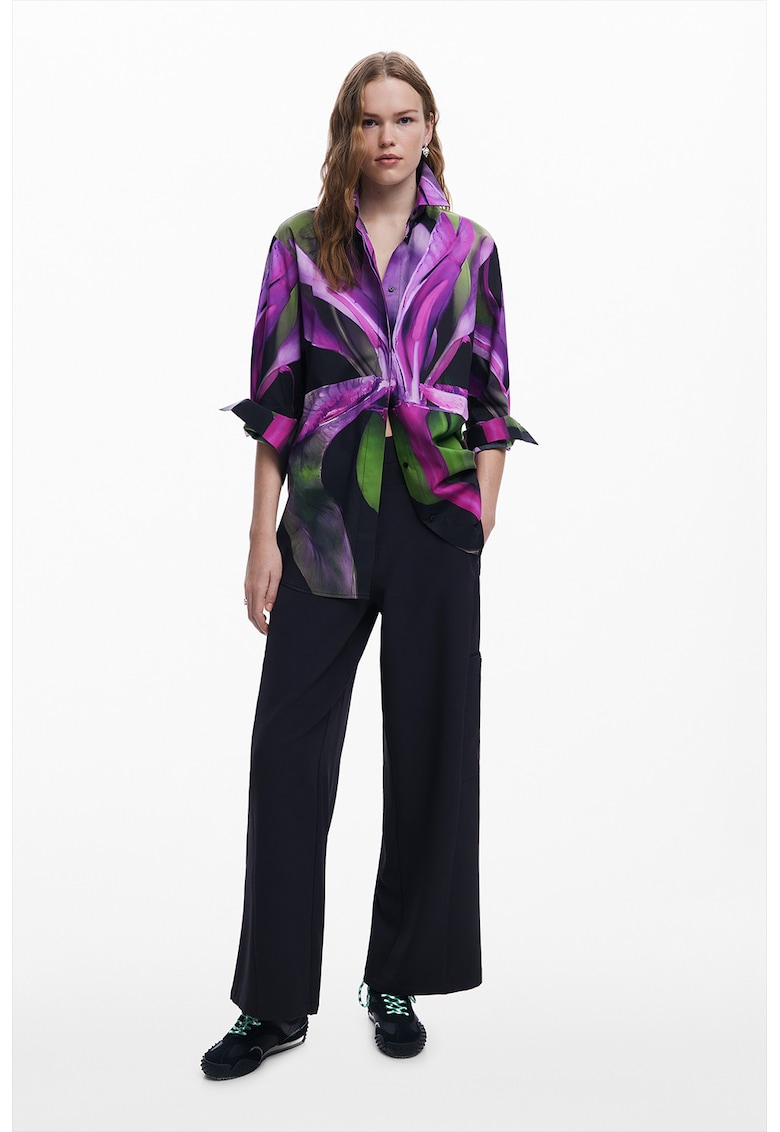 Camasa supradimensionata din amestec de lyocell