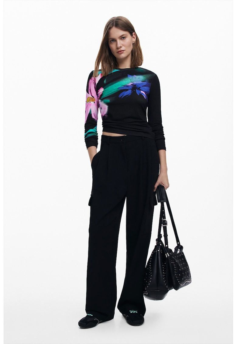 Bluza cu imprimeu floral