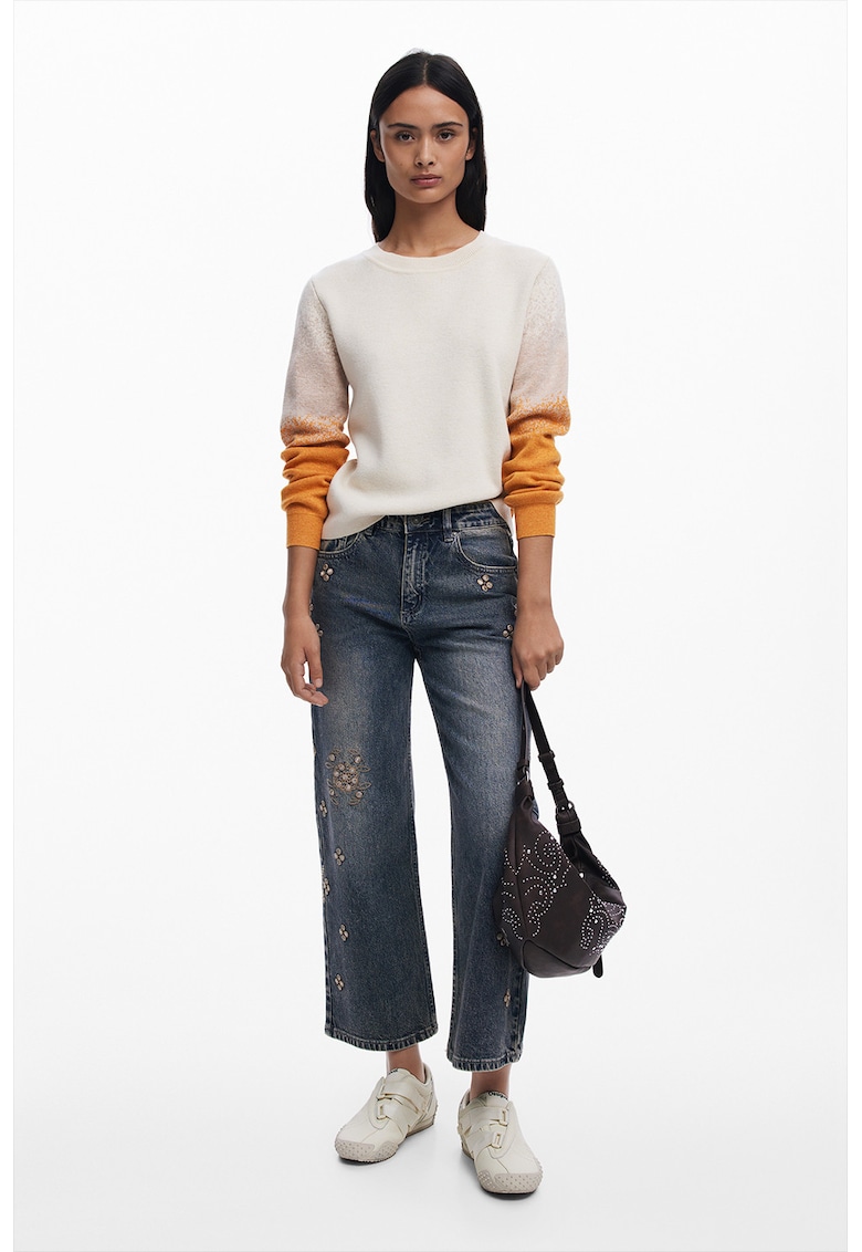 Pulover cu maneci in degrade