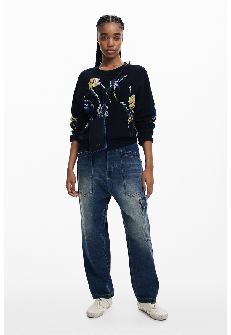 Pulover cu model floral