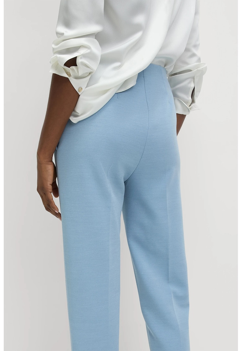 Pantaloni conici cu pliuri