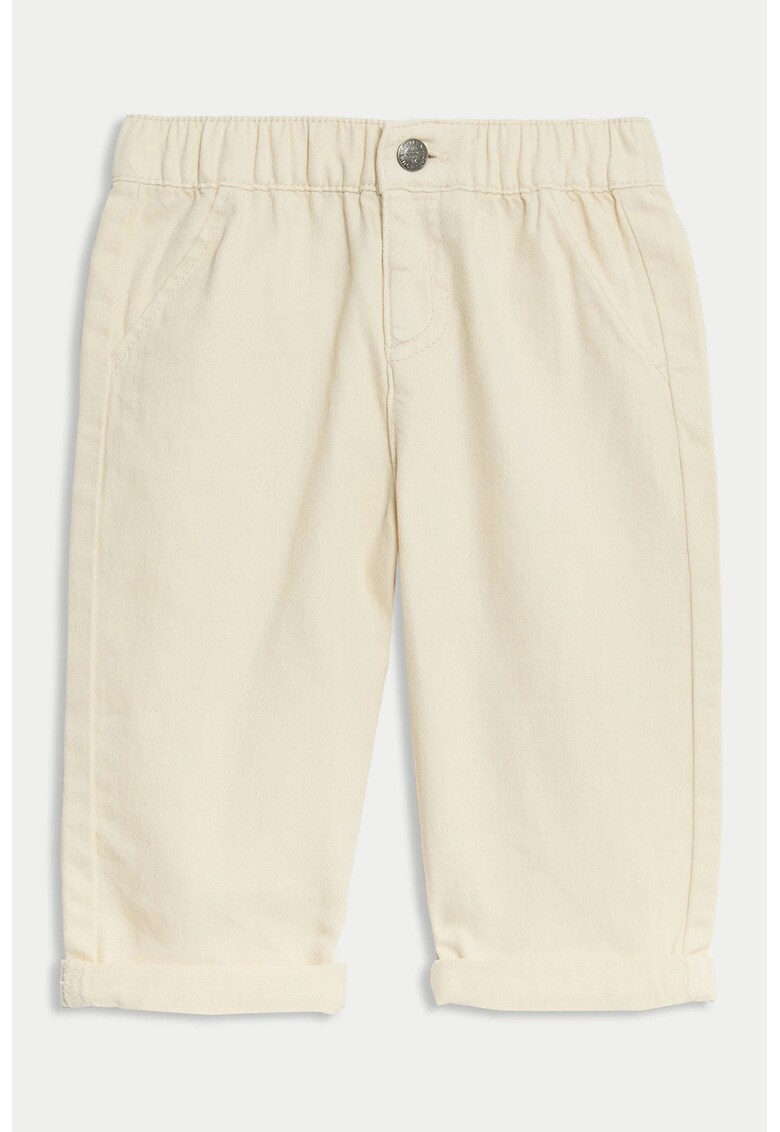 Pantaloni drepti - Crem