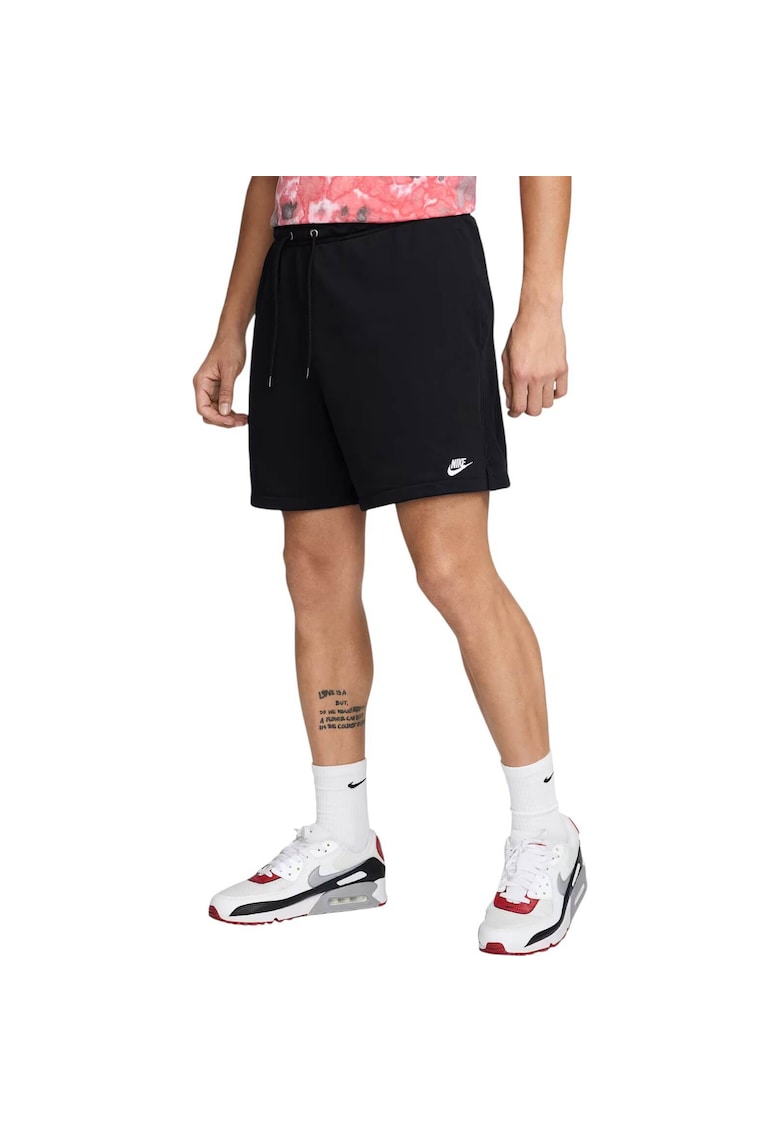 Short French Terry Flow 45953 - Negru