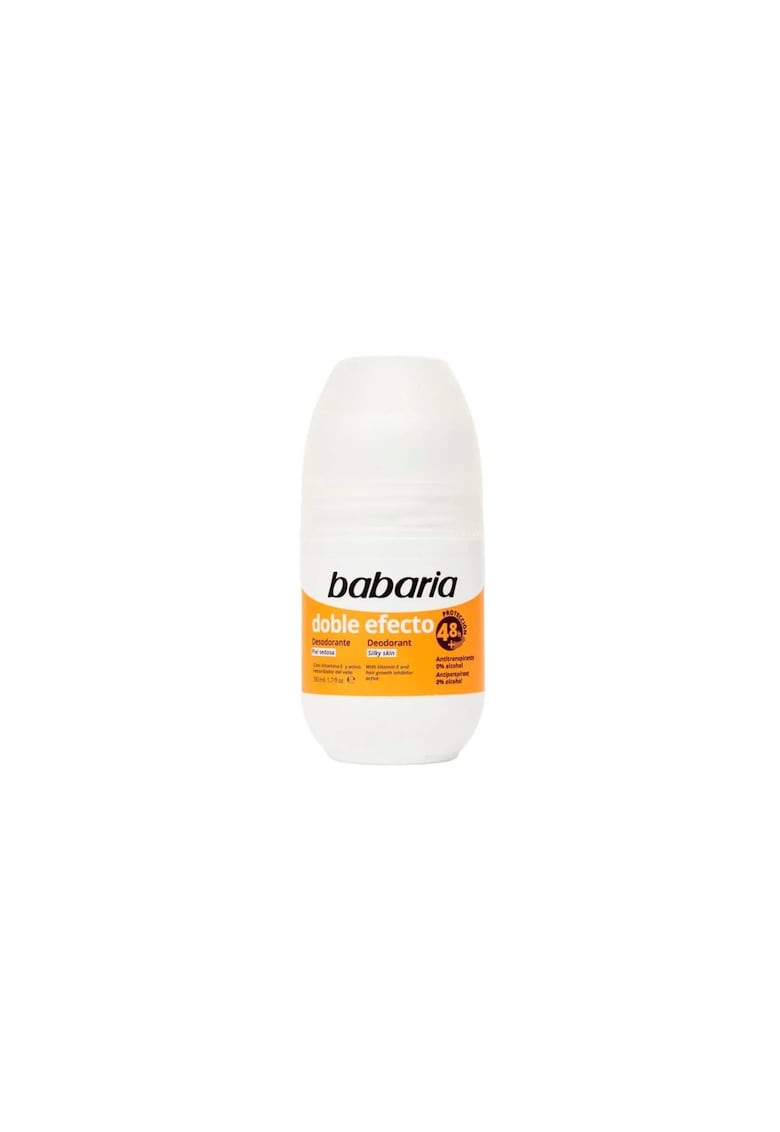 Deodorant roll-on fara alcool pentru pielea sensibila - cu dublu efect - Silky Skin - 50 ml