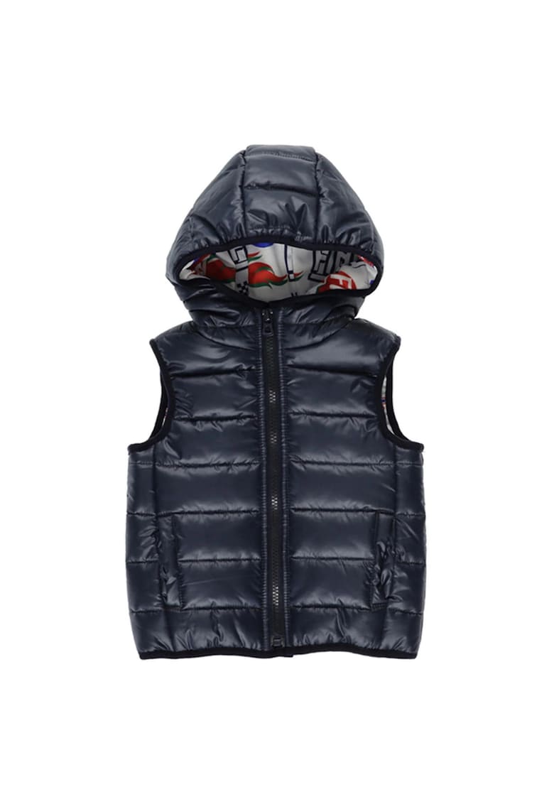 Vesta groasa lucioasa - - Fast Wheels - Bleumarin - pentru baieti - Albastru marin