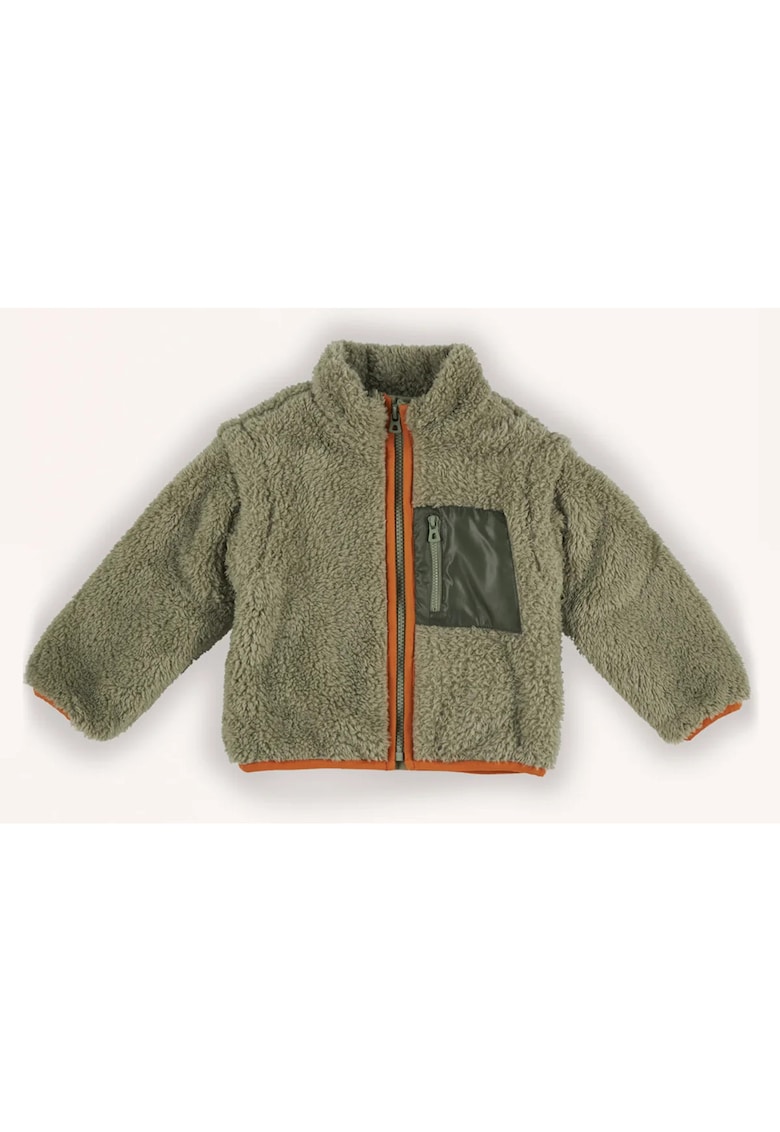 Jacheta tip Hanorac Teddy cu fermoar - fara gluga -  - Authentic Threads - Kaki - pentru baieti