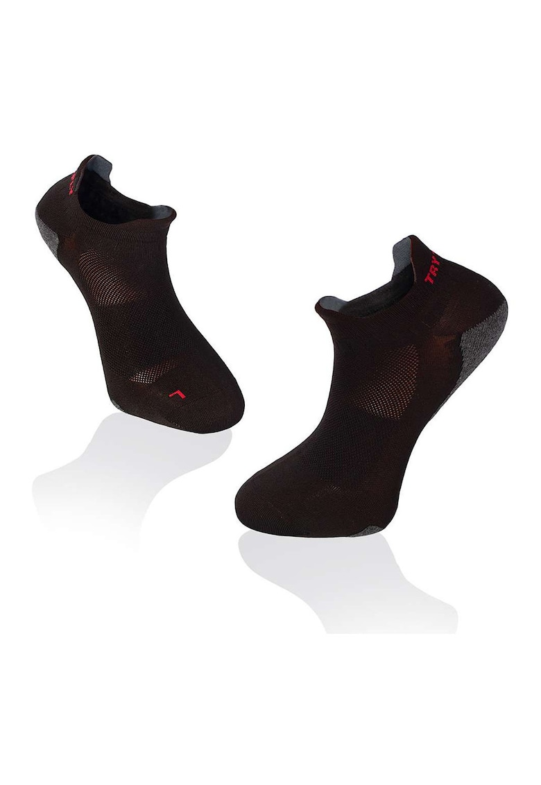 Sosete ultra subtiri de alergare cu Tactel Negru