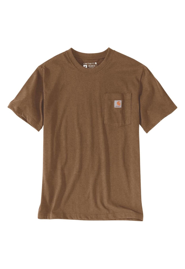 Tricou Workwear Pocket S/S Relaxed Fit - maro - bumbac/poliester -