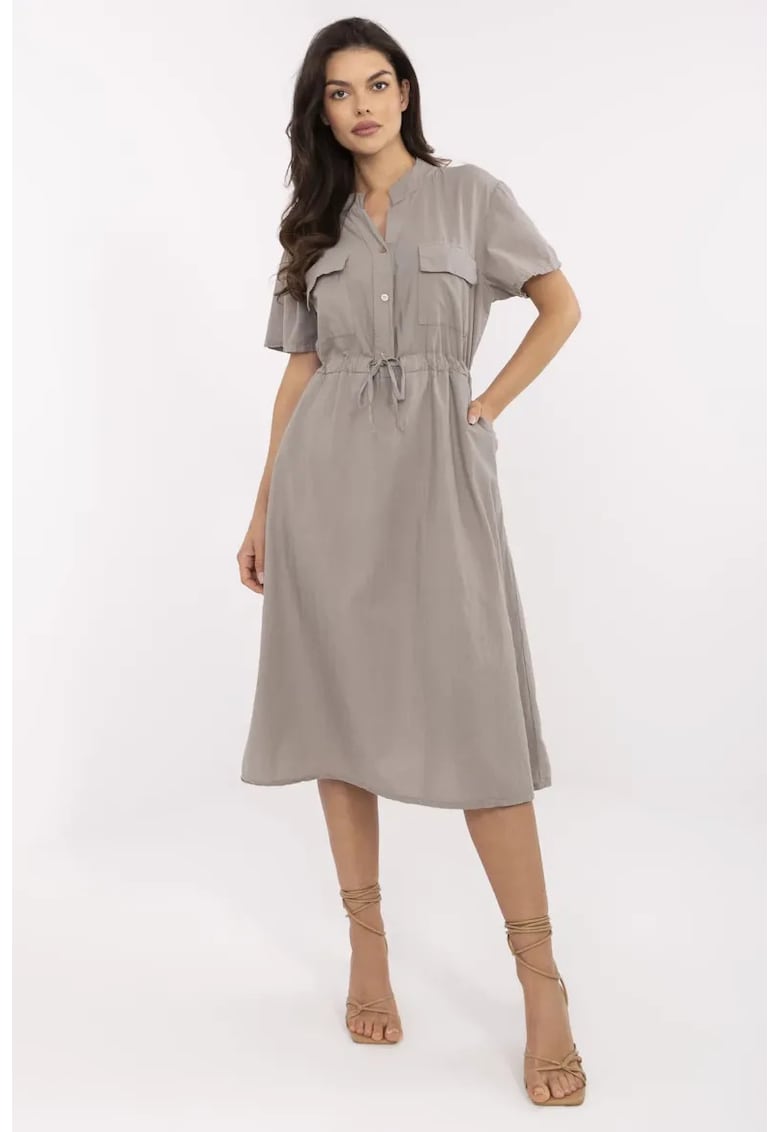 Rochie bumbac - bej -