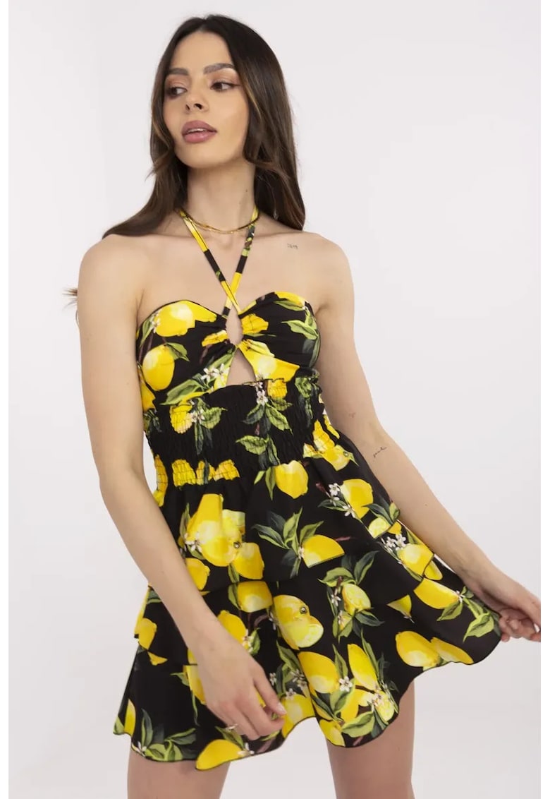 Rochie poliester - negru -