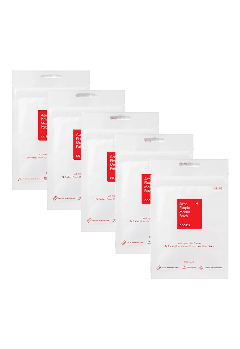 Set 5 pachete plasturi pentru acnee - Acne Pimple Master - 120 buc