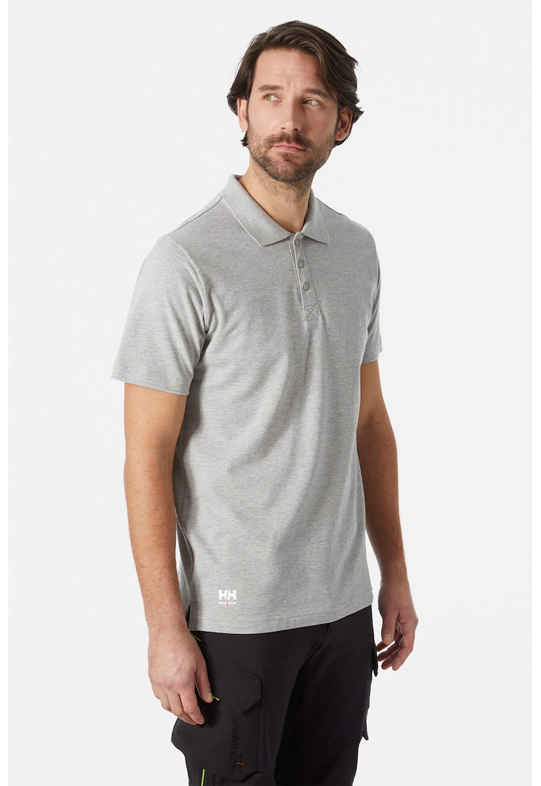 Tricou polo Manchester - gri melange - barbati