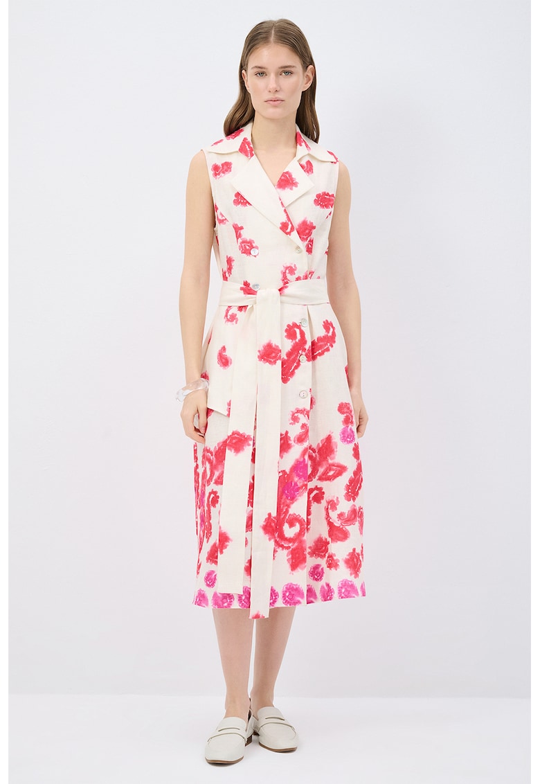 Rochie de in cu imprimeu paisley Rochie de in cu imprimeu paisley