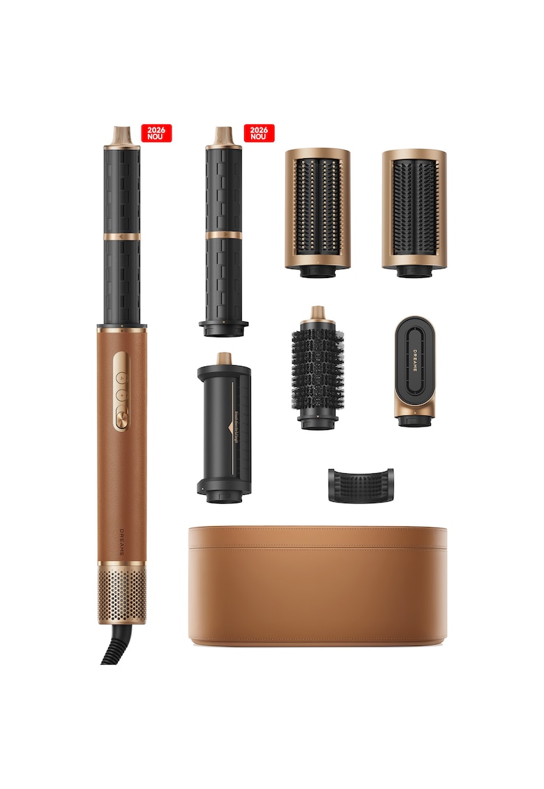 Ondulator multistyler Airstyle Pro - 1300W - motor 110.000rpm - Auriu