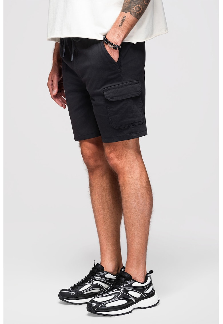 Ombre Blugi scurti - Negru