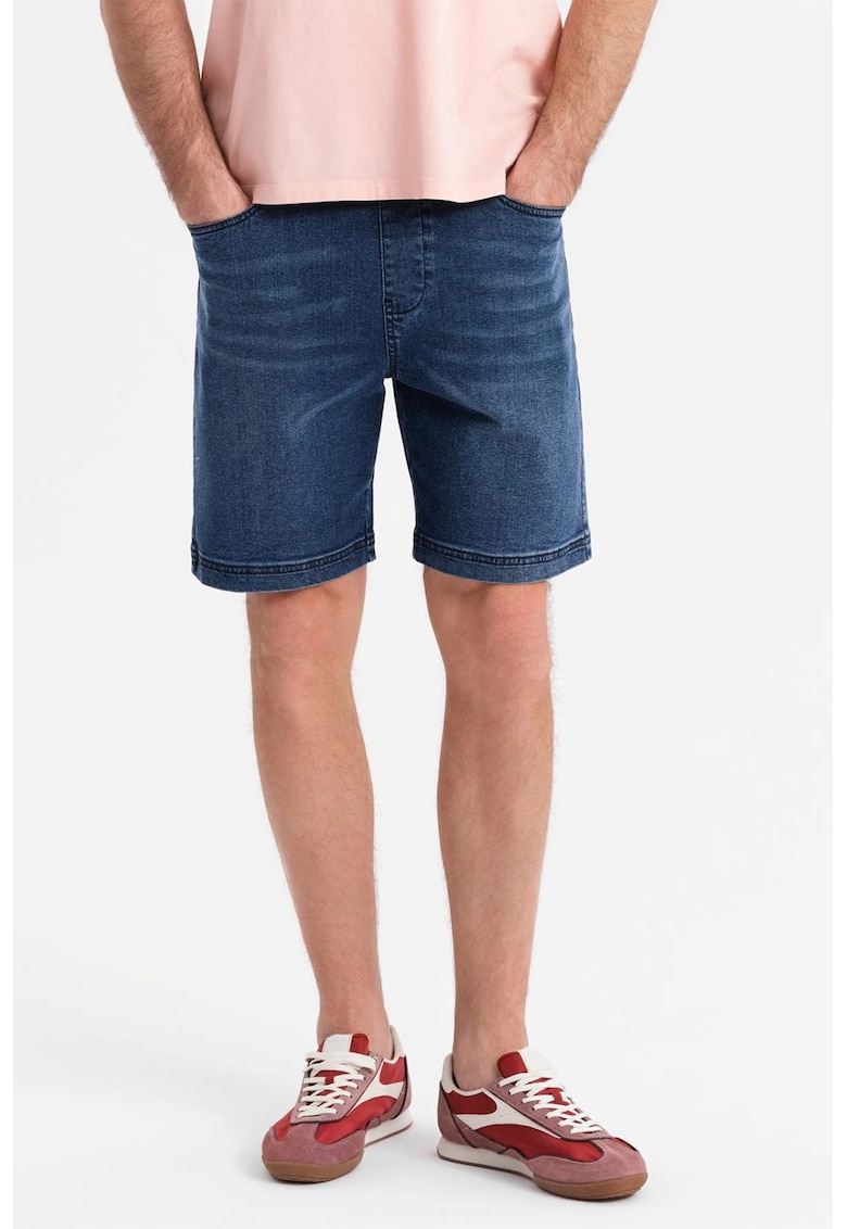 Blugi scurti cu talie ajustabila Blugi scurti cu talie ajustabila