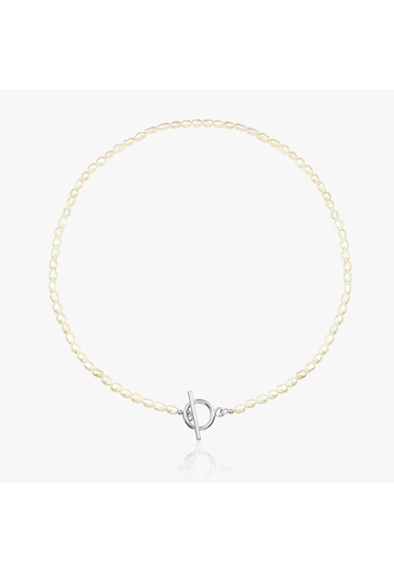 Colier din argint Locked - Perle Naturale