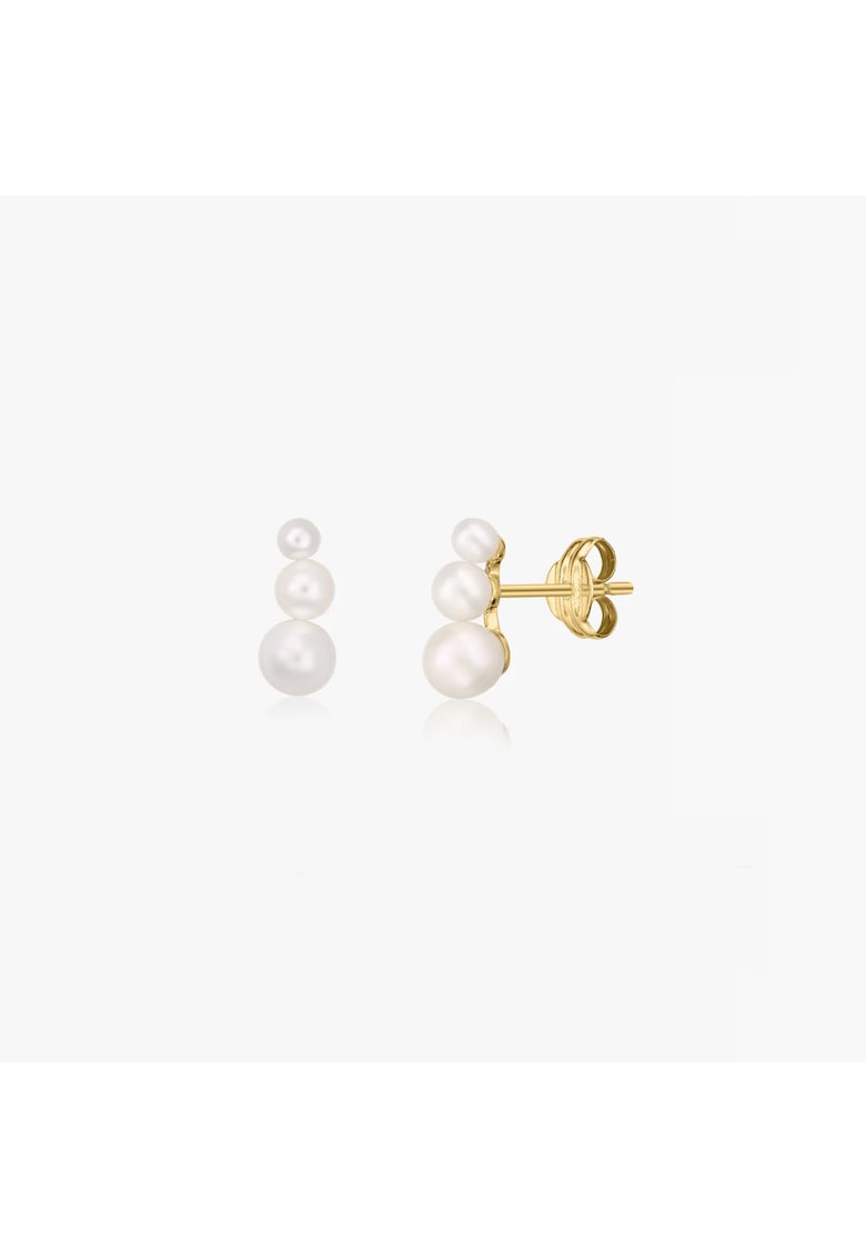 Indira Cercei din aur Tiny Pearls