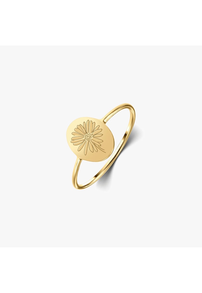 Indira Inel din argint Birthflower Golden - April Daisy