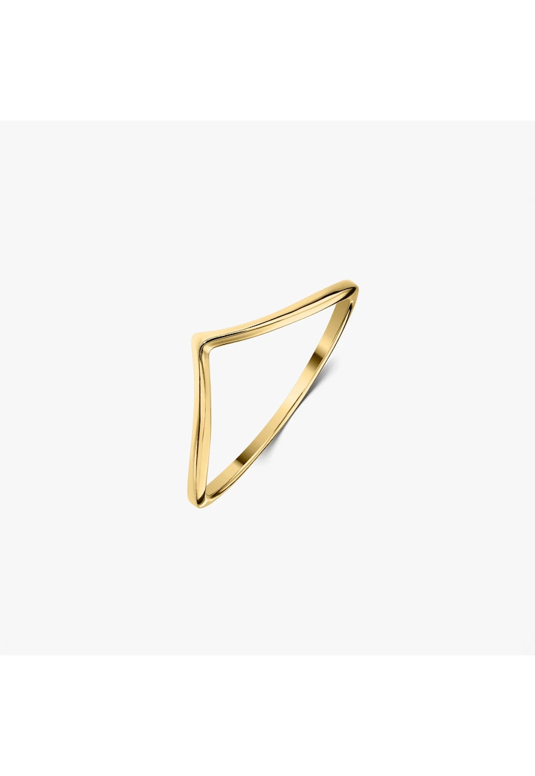 Indira Bijuterie argint Golden Simple V
