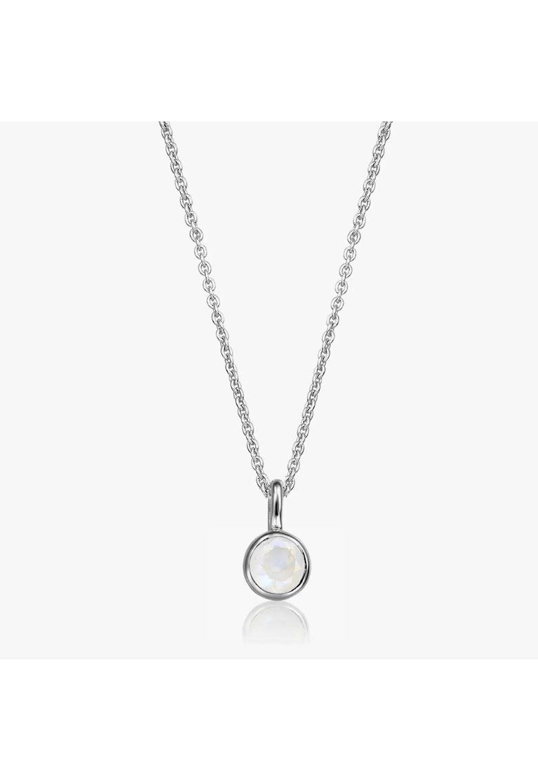 Colier din argint Birthstone June - Piatra Lunii