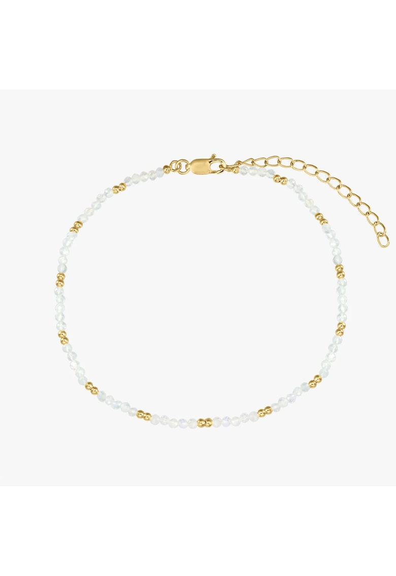 Bratara de picior din argint SummerScape Golden – Piatra Lunii