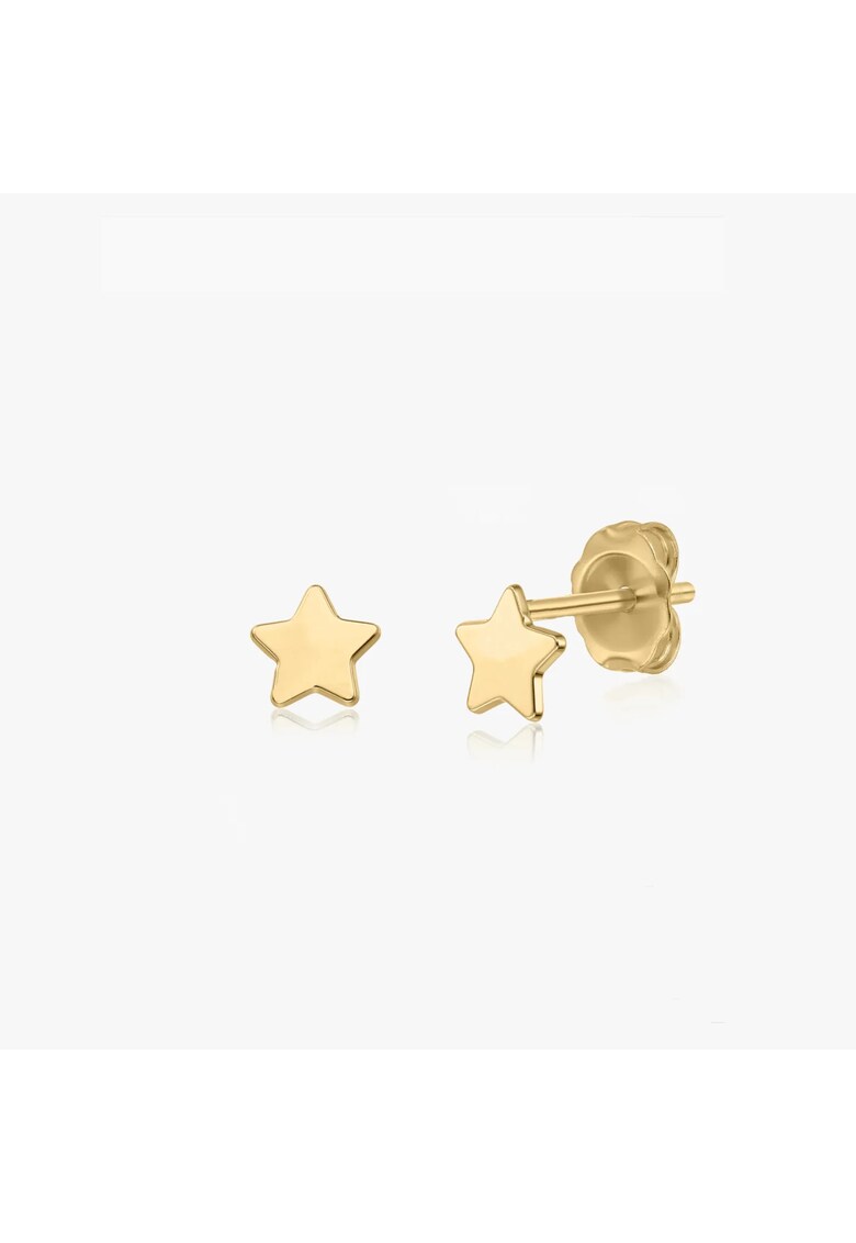 Cercei din aur 14K Gold Stars