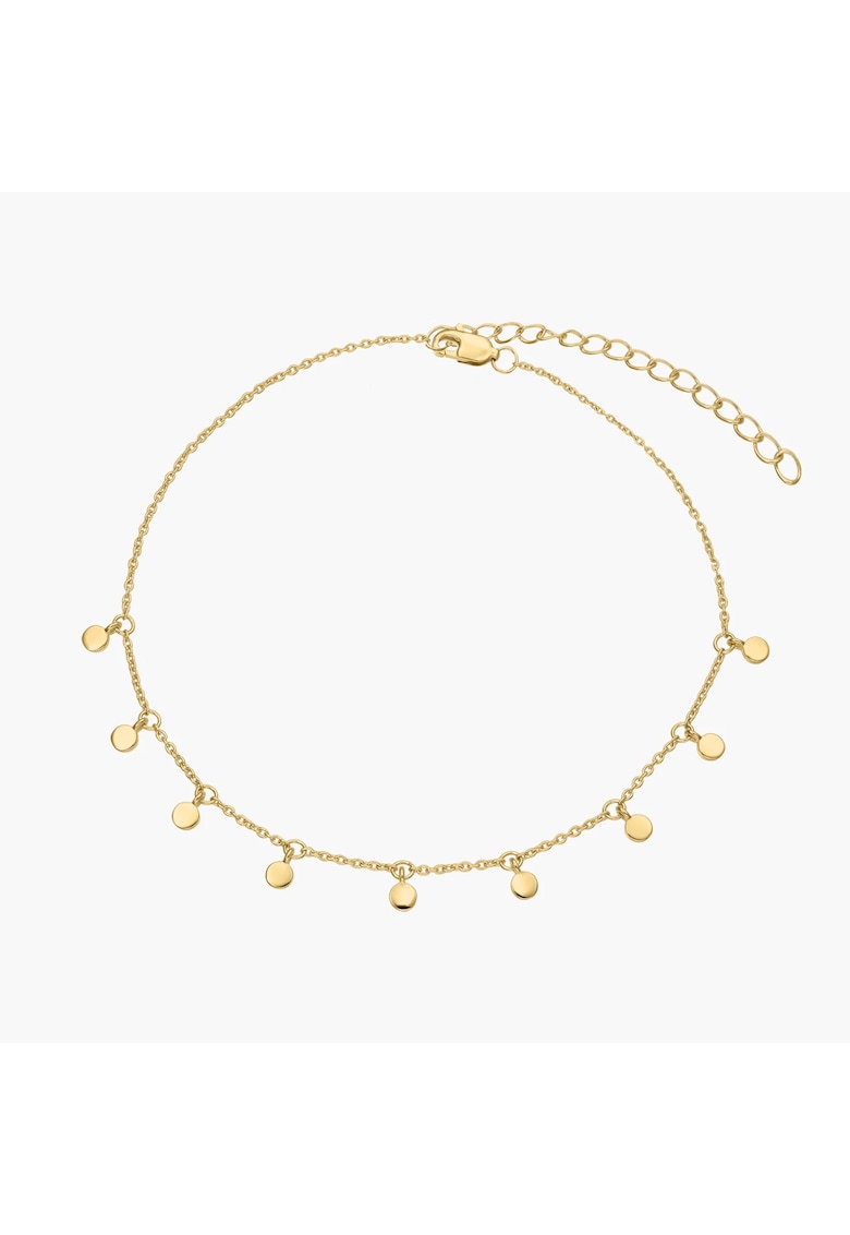 Bratara de picior din argint Golden Allegra