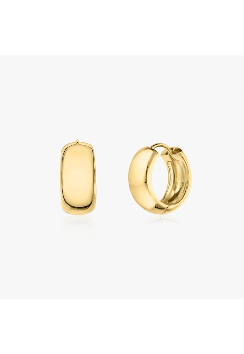 Cercei din argint Golden Bold Maxi Hoops