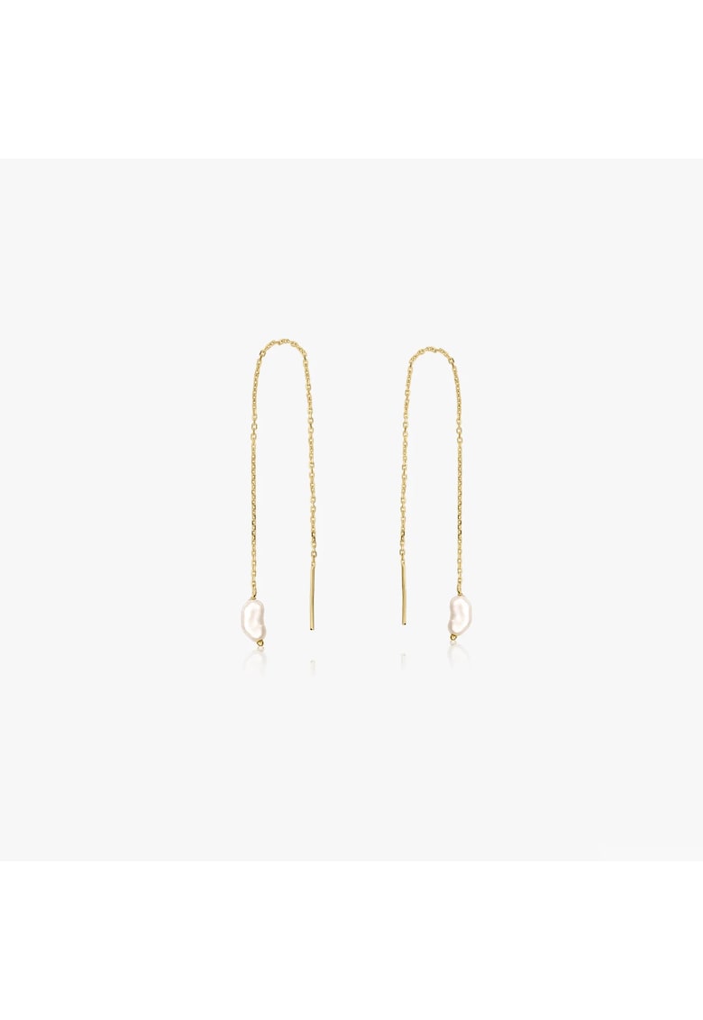 Cercei din aur Pearl Drop - Perle Naturale