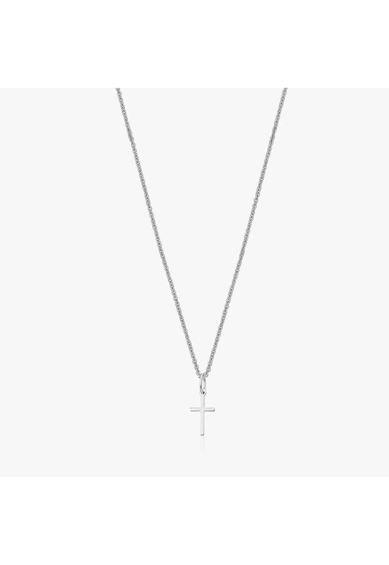 Colier din aur Faith - Aur Alb