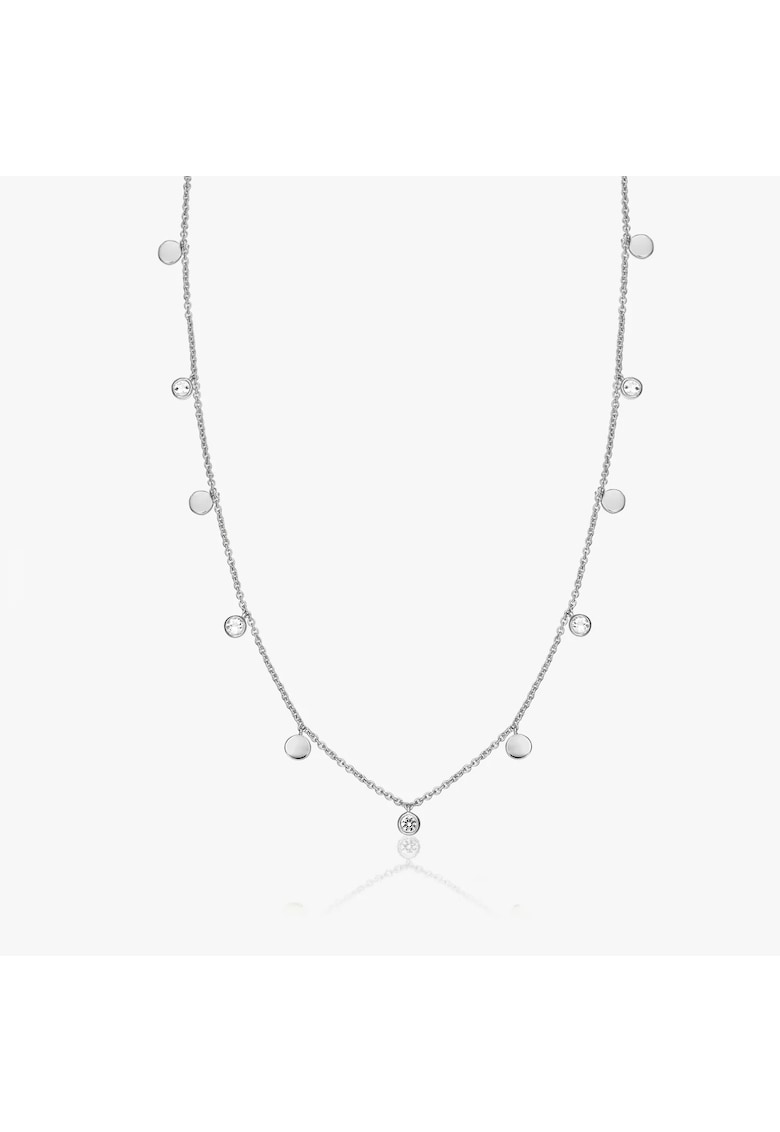 Colier din argint Noora - Topaz Alb