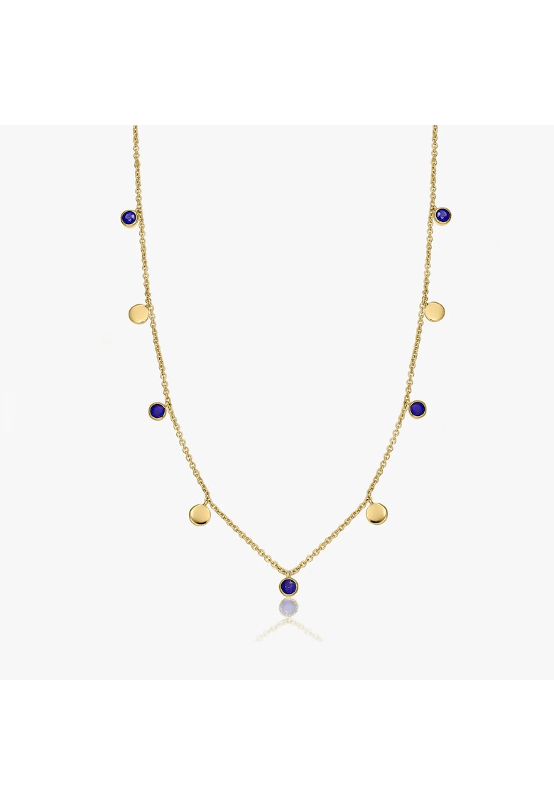 Colier din argint Golden Noora - Lapis Lazuli