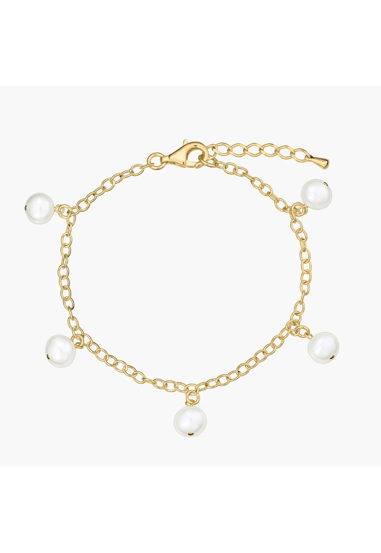 Bratara din argint Golden Margot - Perle Naturale