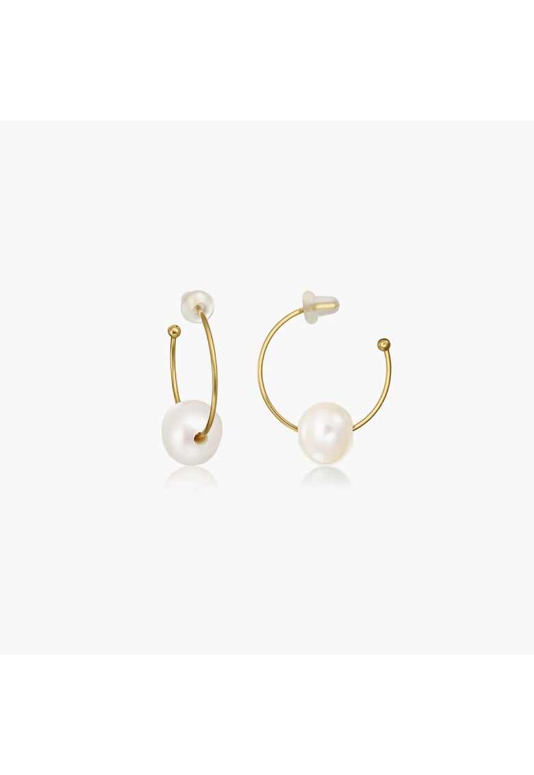 Cercei din aur Boucle - Perle Naturale