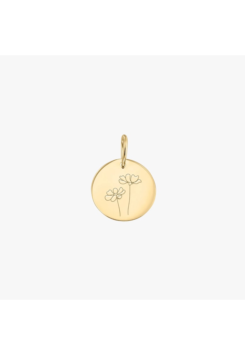 Pandantiv din aur Birth Flower - October Cosmos