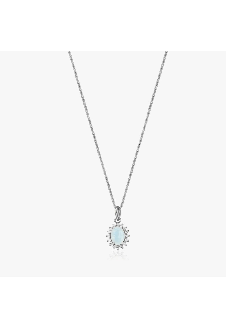 Colier din argint Virtue - Piatra Lunii