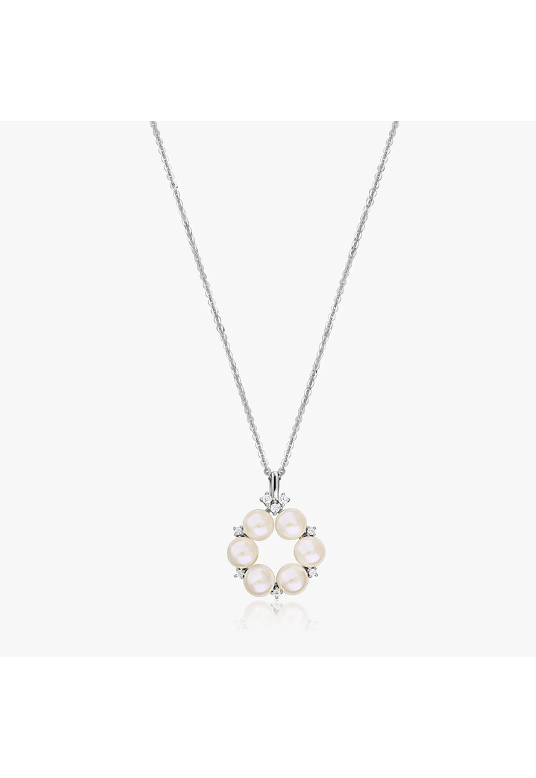 Colier din argint Pearl Crown - Perle Naturale