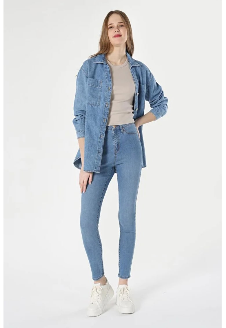 Colins Pantaloni De Dama Denim Super Slim Fit 760 Diana Cl1048828