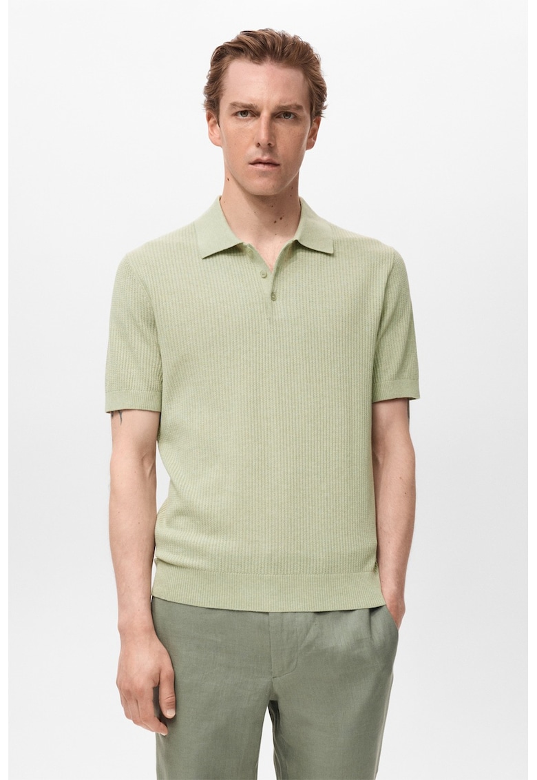 Tricou polo din amestec de bumbac si in