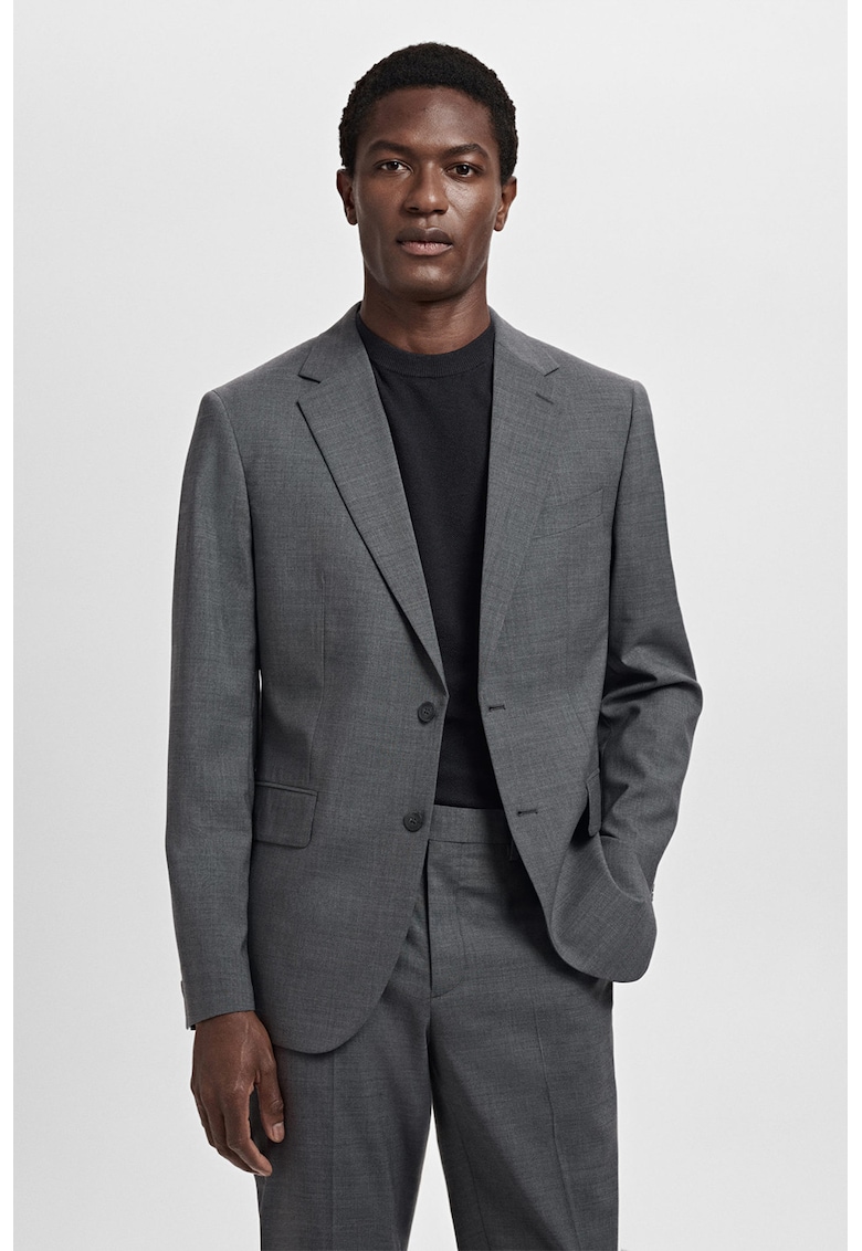 Sacou slim-fit din lana virgina